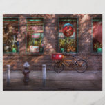 Cykel - NY - Chelsea - leveranscykeln Flygblad