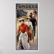 Cykeladvertizingvintage Fongers Affischer
