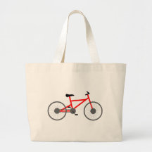 Cykeln hänger lös kassar