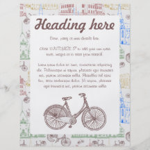 Cykla Aarhus, anpassade Personliga Flygblad