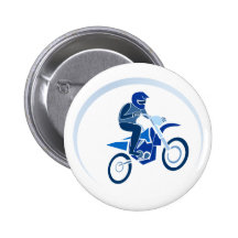 Cykla för smutsbikervektor nål