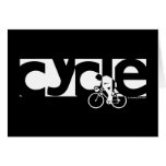 Cykla Hälsnings Kort