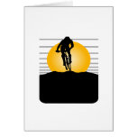 CyklistT-tröja och Gifts. Hälsnings Kort