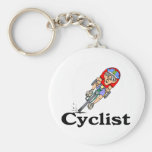 CyklistT-tröja och Gifts. Nyckel Ring