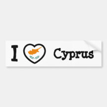Cypern flagga bildekal
