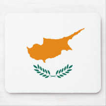 Cypern flagga mus mattor
