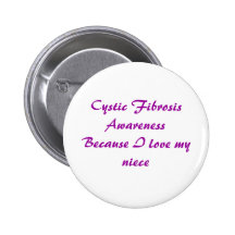 Cystic Fibrosis AwarenessBecause älskar jag min br Knapp