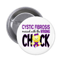 Cystic Fibrosis röra med den fla chicken Knapp Med Nål