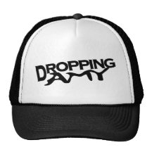 D.A. Svart logotyphatt Mesh Kepsar