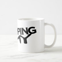 D.A. Svart logotypmugg