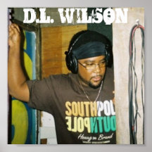 D.L. WILSON vintage affisch