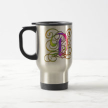 D Monogram "Gothic Rainbow" Mugs Cups and Steins