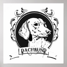 DACHSUND (2) AFFISCHER