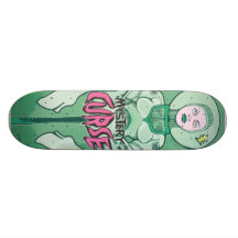 Däck för gåtaförbannelseskridsko skateboard decks