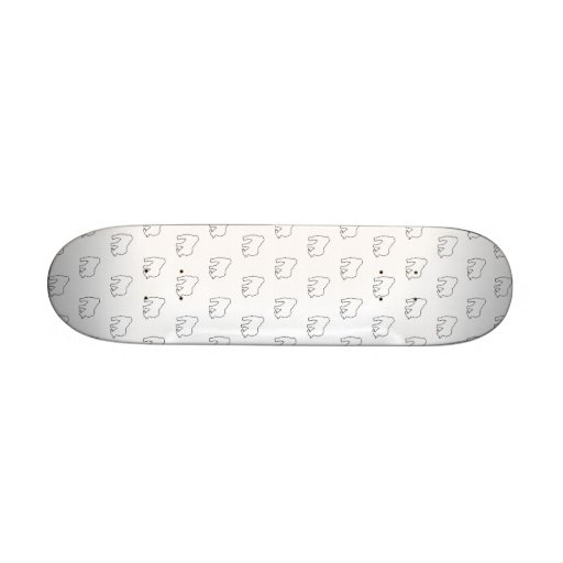 Däck för gorillamönsterskridsko anpassad skate board