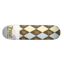Däck "för Three3Three" Argyle Anpassad Skate Board