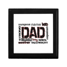 Dad Gift Add Name to text Father Jewelry Boxes
