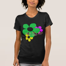 Daddys liten flicka - blommor tee shirts