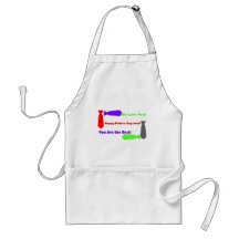 Dad's new barbecue apron!