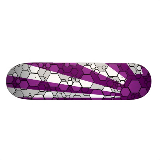 Daedal (lilor/grå färg/vit) Skateboarddäck