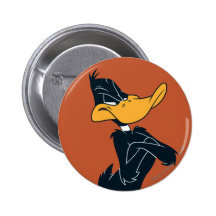 Daffy anka med den korsade ärmar knappar med nål