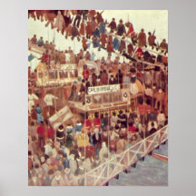 Dag av regattaen vid Walter Greaves Print