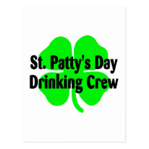 Dag för St som Pattys dricker besättningen Vykort