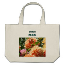 Dahliaen för Bunco galningtote bags blommar blommi