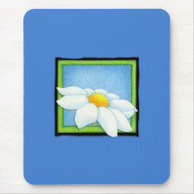 Daisyblått Mousepad Mus Mattor