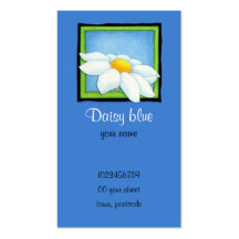 Daisyblåttvisitkort