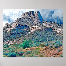 Dal av Fire delstatspark 8" x 10" sceniskt tryck Affisch