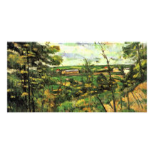 Dalen av Oisen av Paul Cézanne Foto Kort