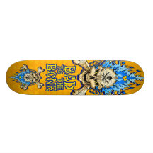 Dåliga till benskallen anpassad skate board