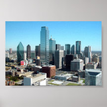 Dallas Texas horisont Print
