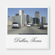 Dallas Texas magnet Kylskåpsnagnet