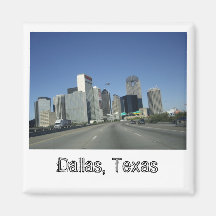 Dallas Texas magnet Magnet För Kylskåp