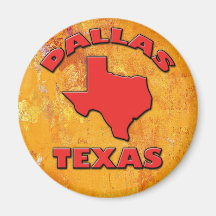 DALLAS TEXAS MAGNETER FÖR KYLSKÅP