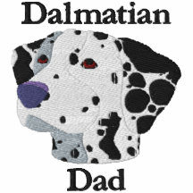 Dalmatian pappa broderad skjorta (poloen)