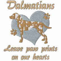 Dalmatianslämnatass avtryck
