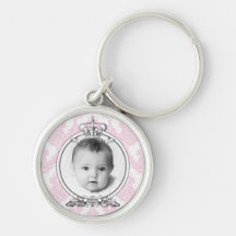 Damastast Crown_Your foto Keychain Nyckelring