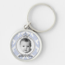 Damastast krona_Yourfoto Keychain Nyckel Ring
