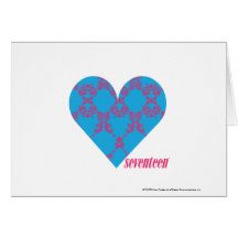 Damastast Magenta-Aqua 3 Kort