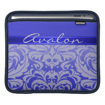 Damastast strumpebandsordenipad sleeve för chic bl