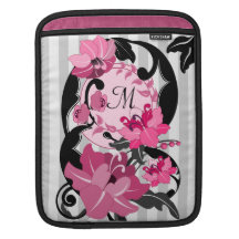 Damastblomma- & Monogramipad sleeve