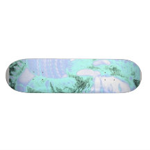 Damen stiger ombord skate board