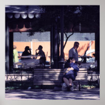 Damer på tea, Lisbon, Portugal Affischer
