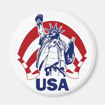 DAMFRIHET USA KYLSKÅPMAGNETER