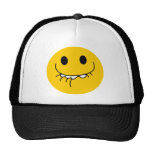 Dämpat skratta gul smiley face kepsar