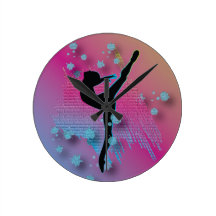 Dancing Artist Clock