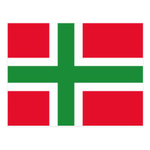 Danmark Bornholm, Danmark flagga Vykort